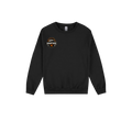 Black front flat lay