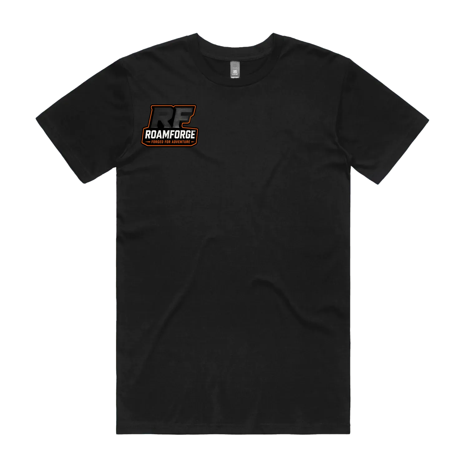 Black front flat lay