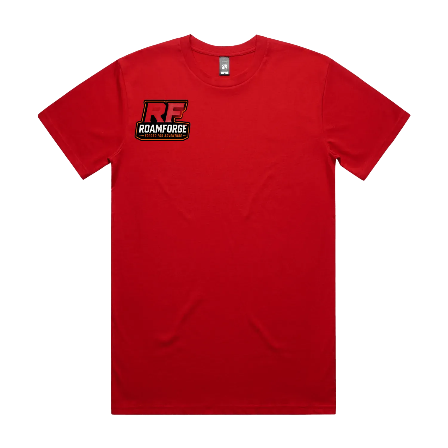 Red front flat lay