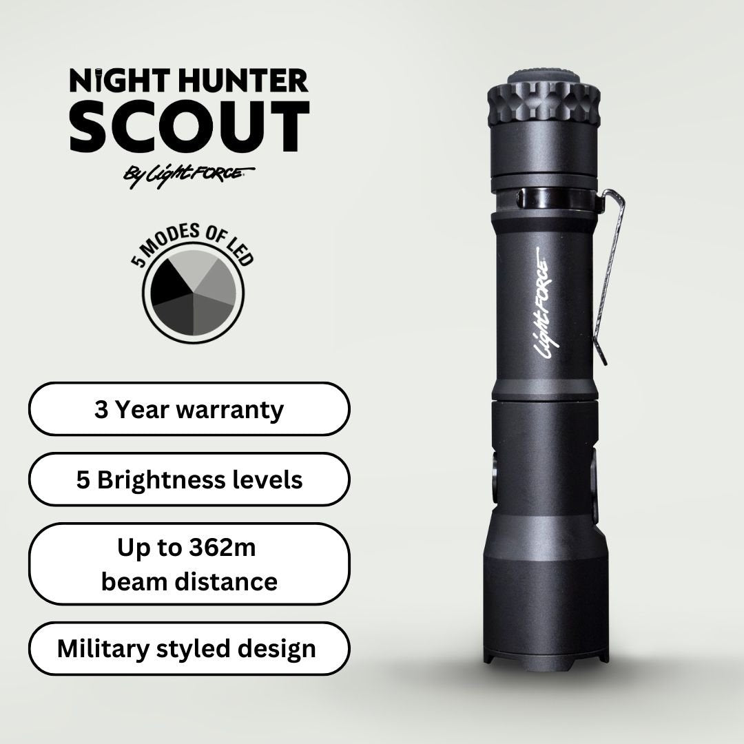 Lightforce Night Hunter Scout LED torch kit