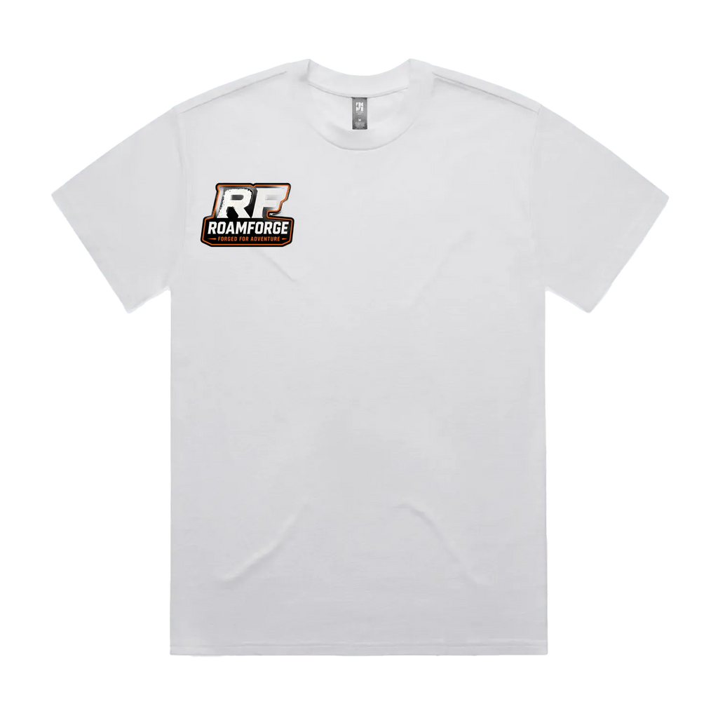 White front flat lay