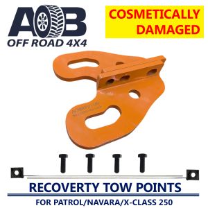 AOB Recovery Tow Points Kit 2100 Orange 5000kg